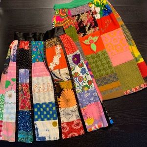 Vintage Patchwork A-Line Skirt (Lilli Embroidered Skirt Only)